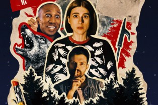 SCARE ME, US poster, clockwise from top left: Chris Redd, Aya Cash, Josh Ruben, 2020. © Shudder / Courtesy Everett Collection