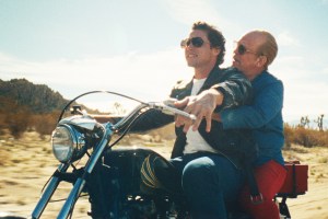 Vito Schnabel as Rick, Tom Hollander as Truman Capote in 'FEUD: Capote Vs. The Swans'