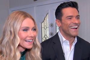 Kelly Ripa and Mark Consuelos on 'Live with Kelly and Mark'