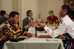 POWER BOOK III: RAISING KANAN, from left: Mekai Curtis, Hailey Kilgore, 'In Sheep's Clothing', (Season 3, ep. 304, aired Dec. 22, 2023). photo: Cara Howe