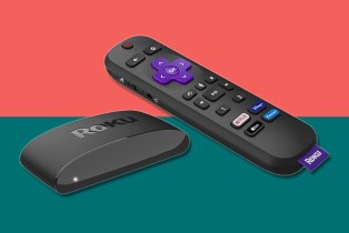 roku express 4k with background
